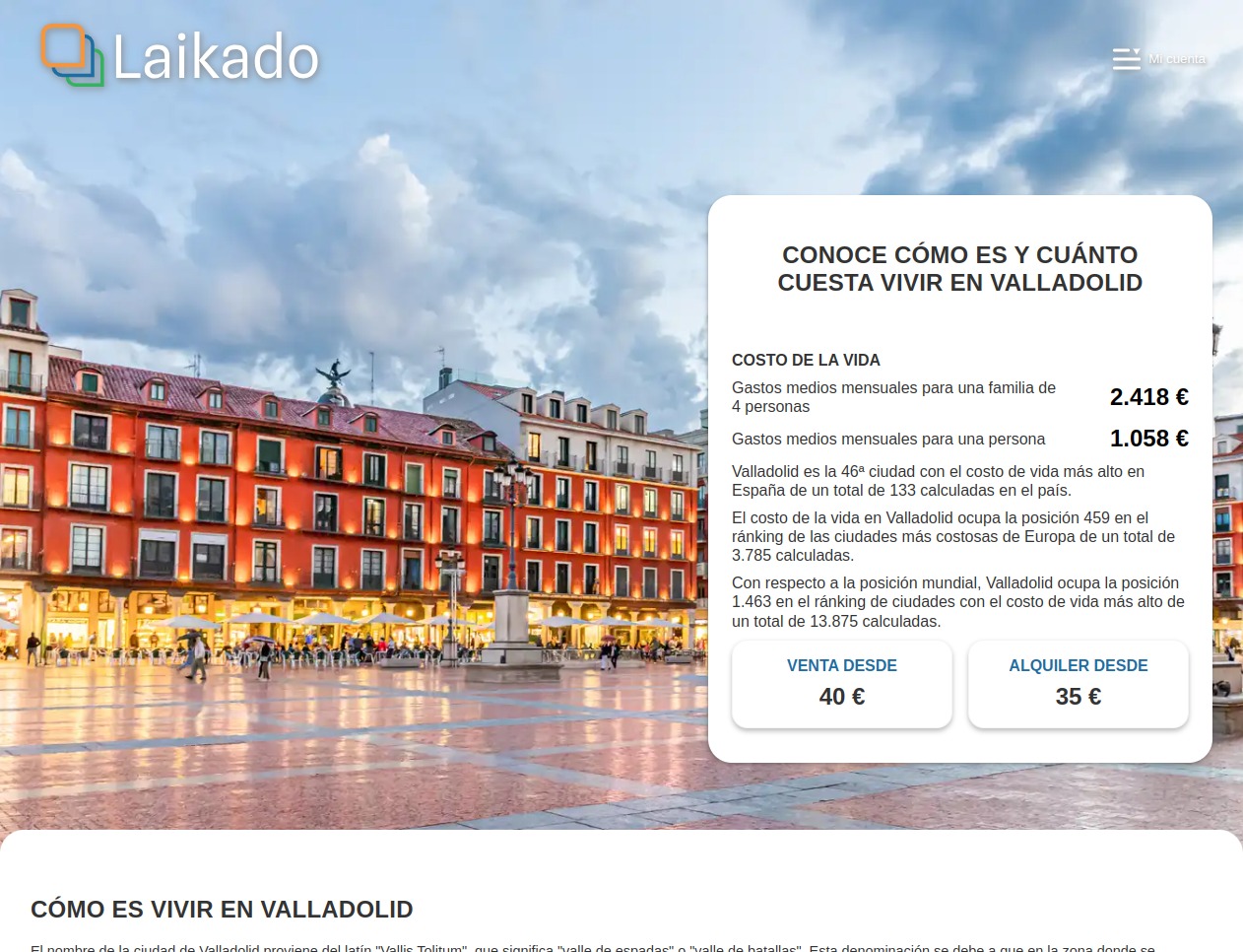 Image #3 for project "laikado.es"