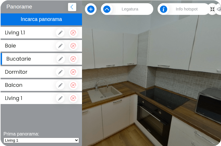 Image #3 for project "PanoroVR Editor"